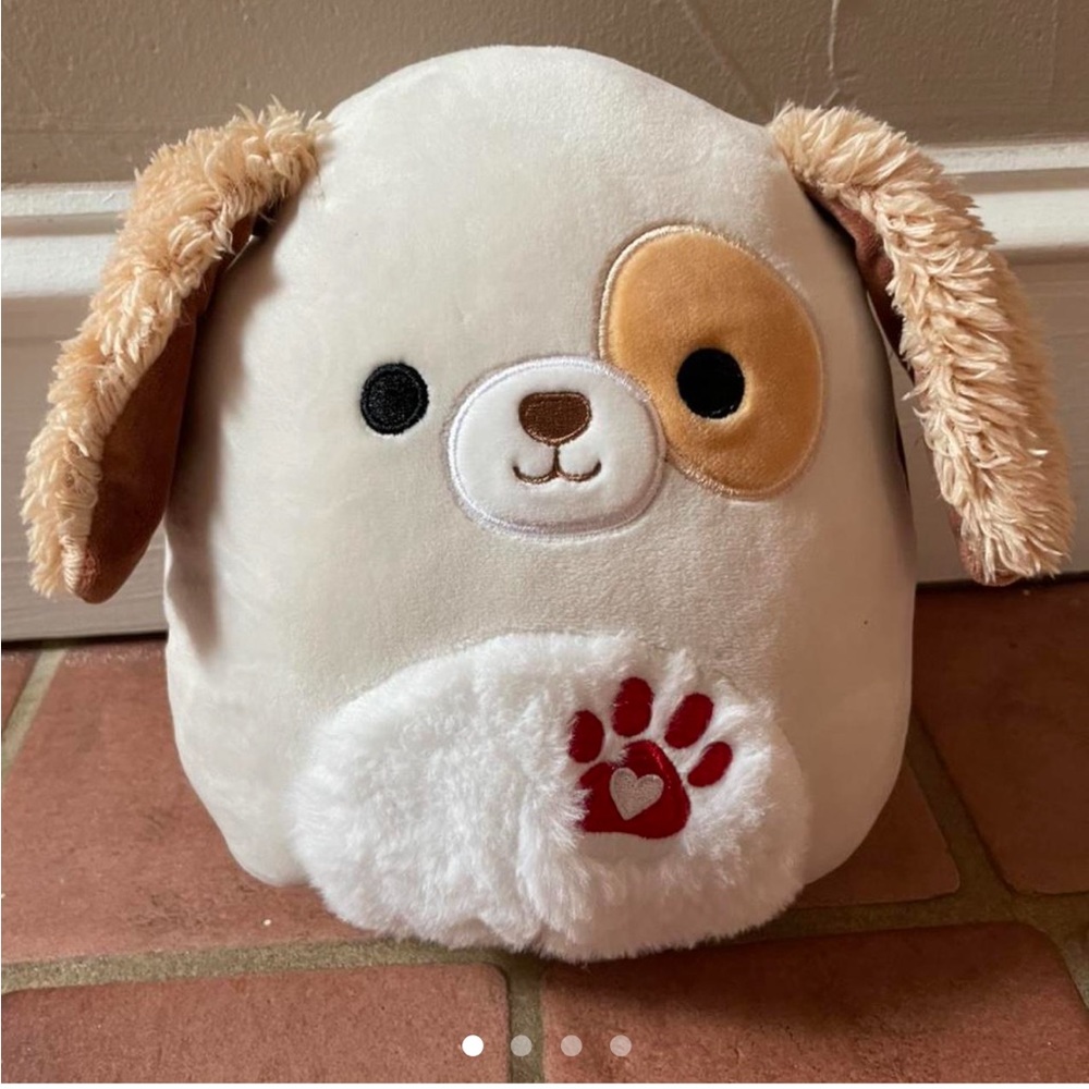 Harrison the dog valentines edition squishmallow